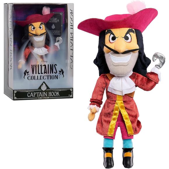 Disney Other - 🔥Disney Villains Collection: Captain Hook 13” Collectible Plush Doll BNWT🔥